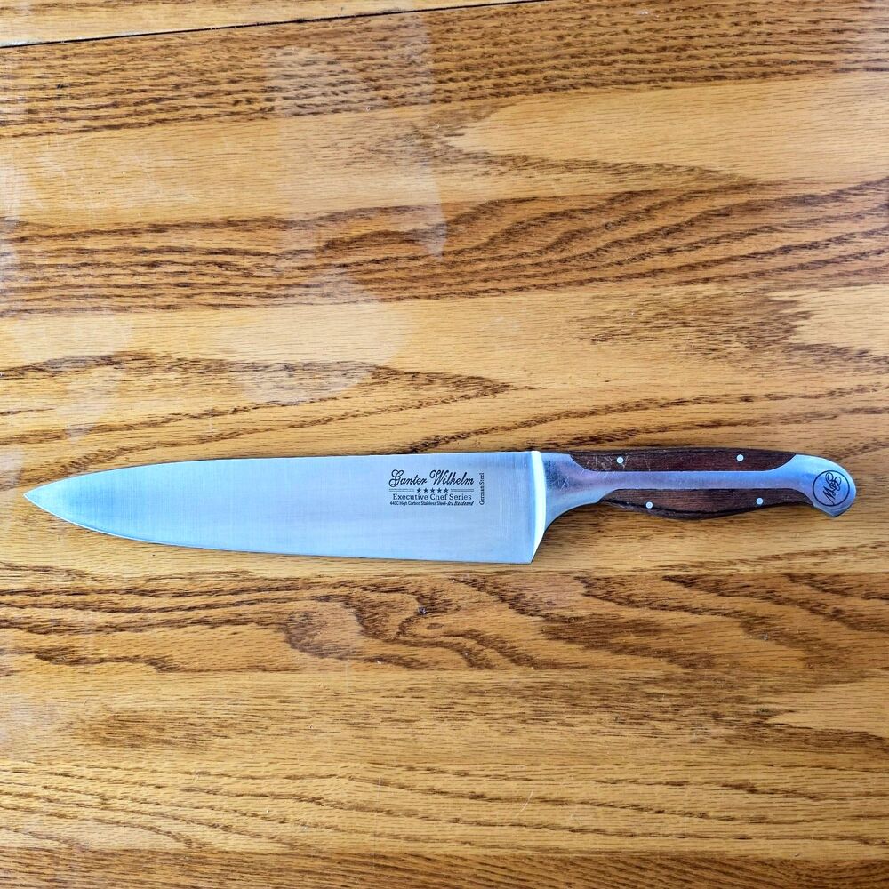 Gunter Wilhelm Executive Chef Knife 10" German Steel Ice Hardened